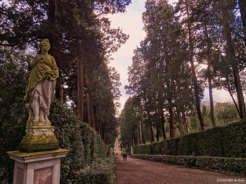 Jardines Boboli en Florencia.